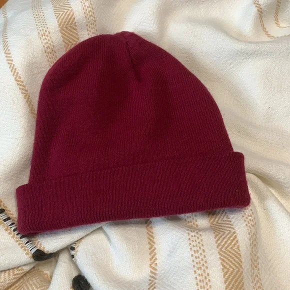 Carhartt Acrylic Knit Cuffed Pink Beanie Cap Hat One Size - Picture 2 of 6